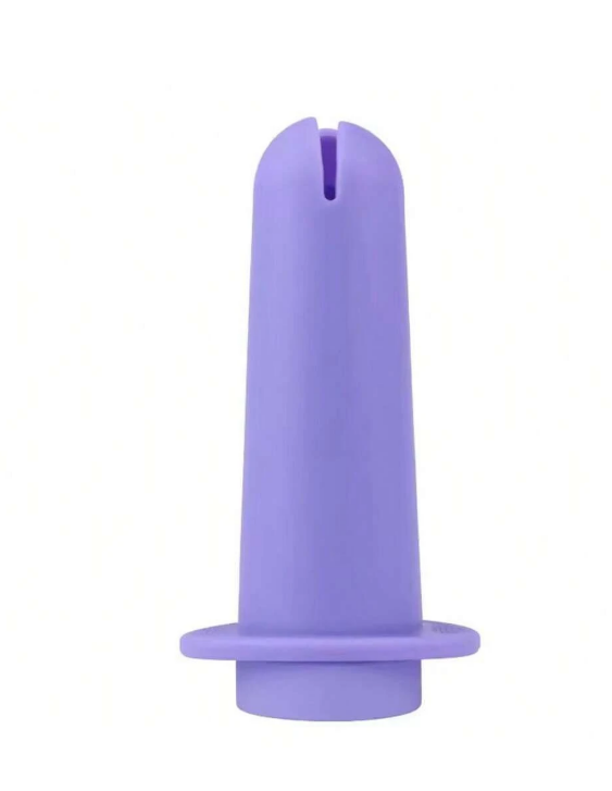 Aplicador de copa menstrual color lavanda
